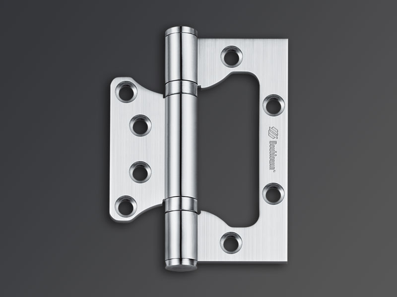 Traditional stainless steel flush hinge 